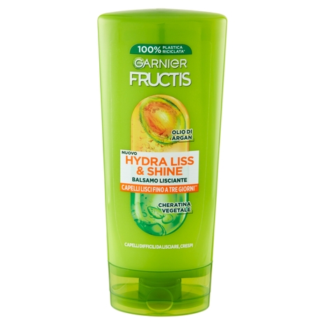 Garnier Fructis Balsamo Hydra Liss & Shine, balsamo lisciante 200 ml